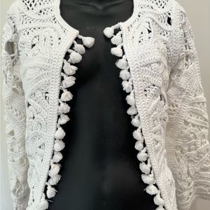 VICI White Embroidered Jacket
